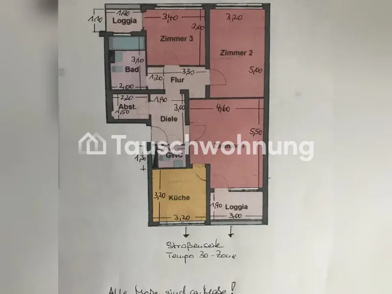 Tauschwohnung: 3 Raum Wohnung in Wilmersd./Charlottenb., suche ab 4 Zimmern — photo 1